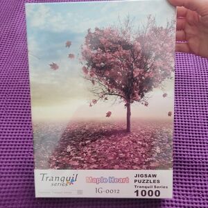 Tranquil series "Maple Heart" tree jigsaw puzzle with 1,000 pieces